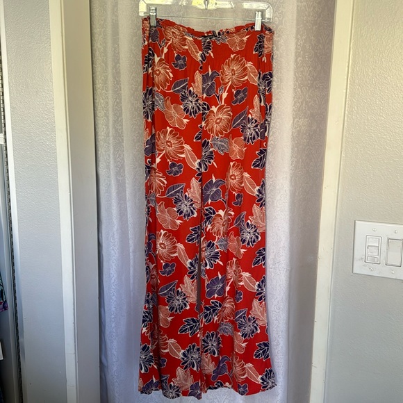 FOREVER 21 Tropical Pant. Sz:L - Picture 1 of 6